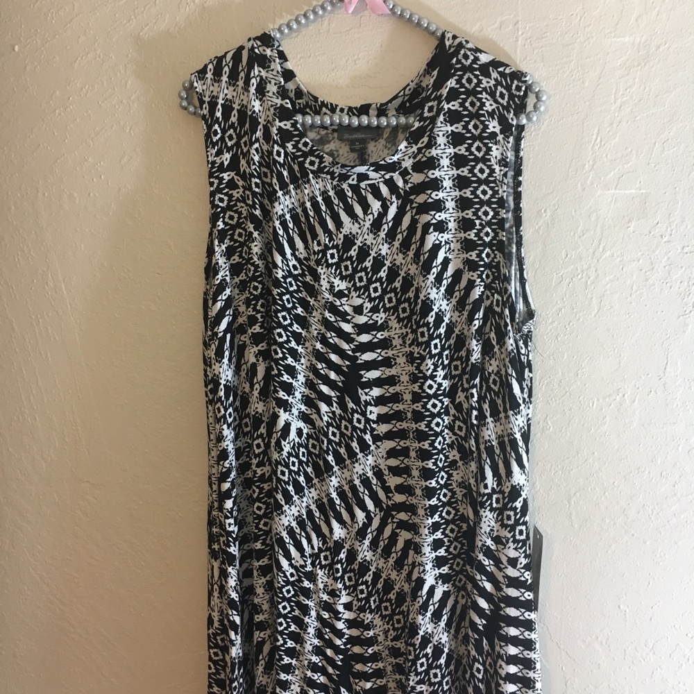 Breathless Black and White Dress